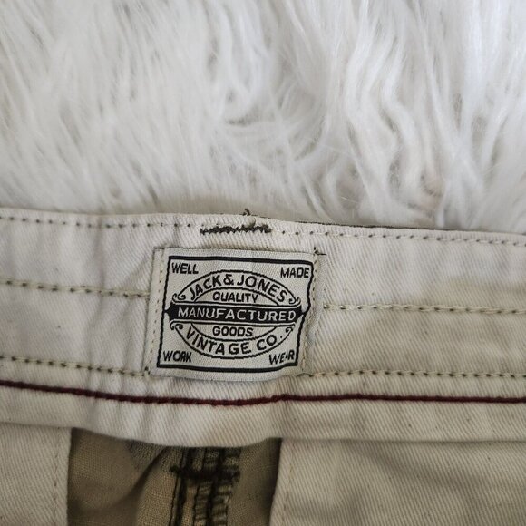 Jack & Jones Camo Cargo Shorts Mens‎ W32 UK M Ripstop Comfort Fit Button Fly - Picture 3 of 16